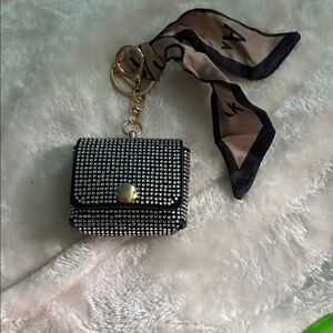 Black and blinged AirPod Pro case